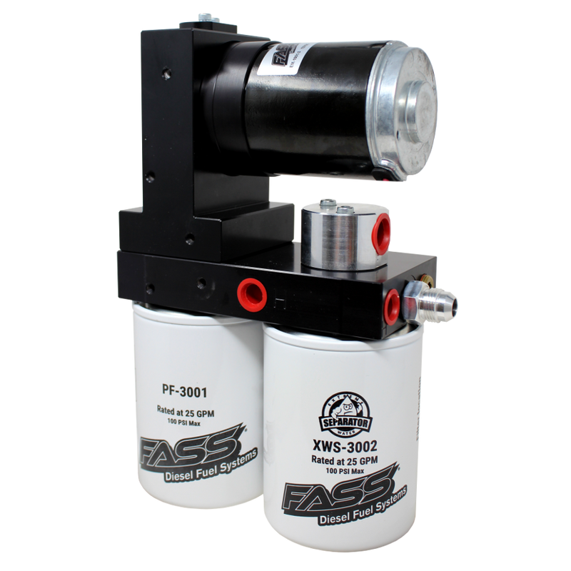 FASS FUEL SYSTEM TITANIUM SIGNATURE SERIES DIESEL FUEL LIFT PUMP 165GPH (TS 165G)